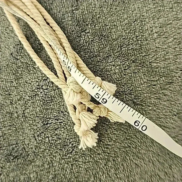 Hippy Boho cord and bead belt 60" - Picture 4 of 4